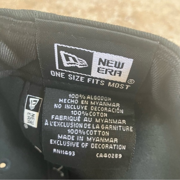 NWT New Era Cincinnati Bengals NFL Adjustable Black Cap Baseball Hat 9Twenty - Picture 11 of 12